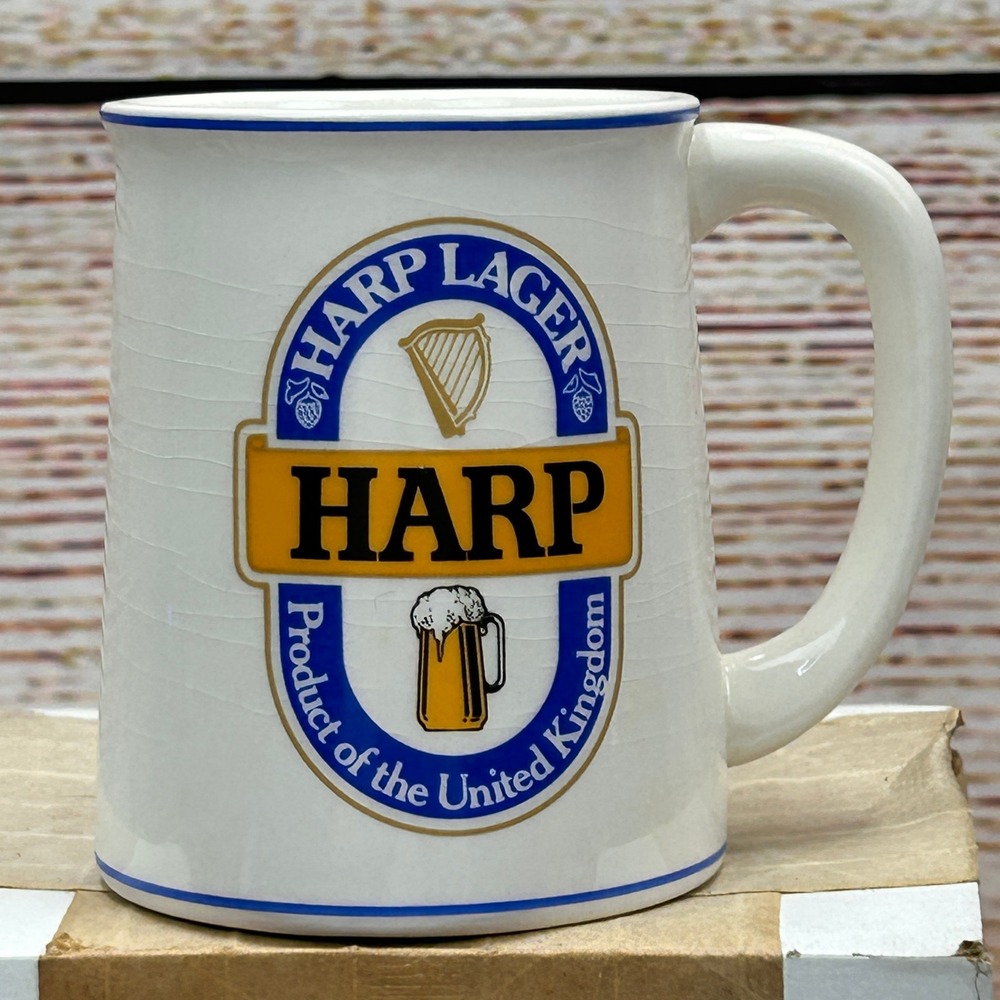Vintage‎ 1981 Franklin Porcelain Harp Lager Beer Tankard Limited Edition Mug #15